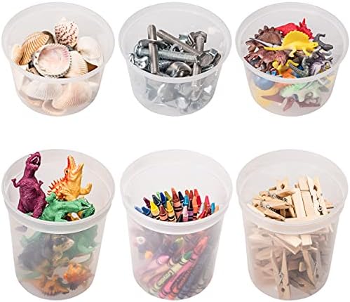 DuraHome Deli Containers with Lids for Food Storage Leakproof - 60 Sets BPA-Free Plastic Microwaveable Clear Food Storage Container Premium Quality, Freezer & Dishwasher Safe (16 oz & 32 oz - Bulk)