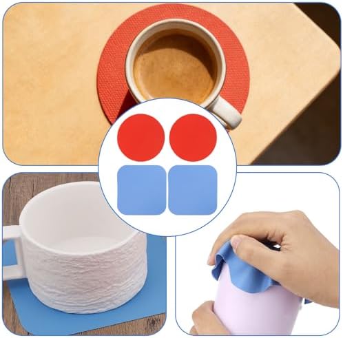 LUTER 4pcs Jar Opener Gripper Pad for Seniors with Weak Hands, Rubber