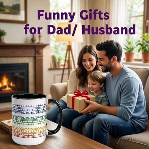 Funny Coffee Mugs for Women Men,15oz Hidden Message Ceramic Cup