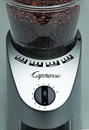 Capresso 560.04 Infinity Conical Burr Grinder, Brushed Silver (Pack of 2)