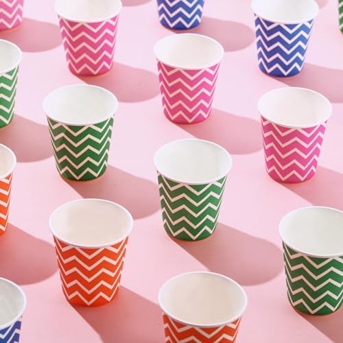 JOLLY PARTY 300Pack Paper Cups, 3oz Disposable Bathroom Cups, Mouthwash Cup