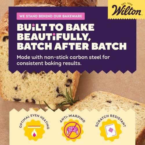 Wilton Platinum Non-Stick Loaf Pan, Made Without PFAS, 9 x 5 in