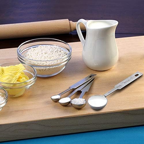 5PCS OstWony Measuring Spoons Set, Includes 1/8, 1/4, 1/2, 1 tsp, 1 tbsp