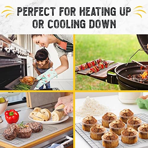 Checkered Chef Cooling Racks for Cooking and Baking - Cooling Wire Rack