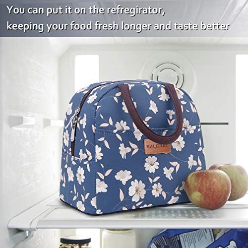 BALORAY Lunch Bag for Women Men Adult Lunch Box (Morning Glory), M