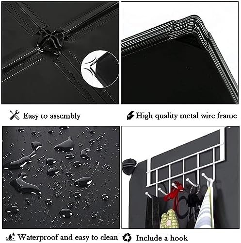 AWTATOS Closet Organizer 8 Cube Closet Storage Shelves, Black