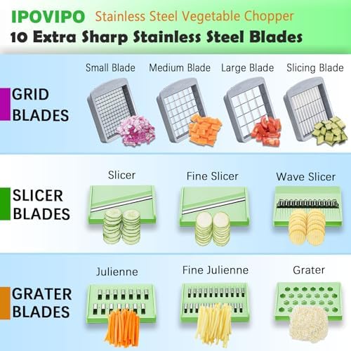 Vegetable Chopper Veggie Cutter Onion Food Potato Dicer with Container