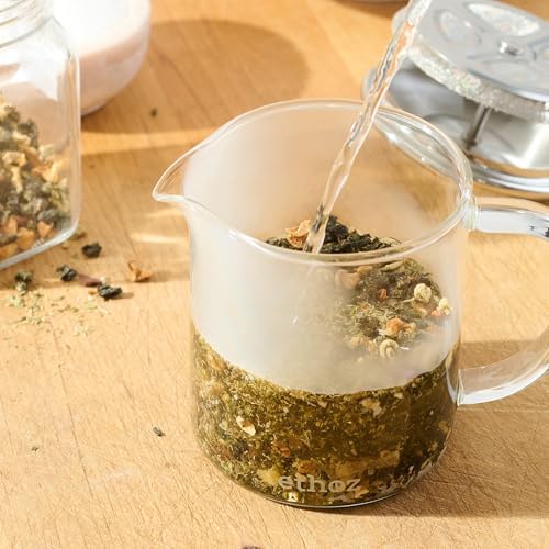 Ethoz by Planetary Design Borosilicate Glass Tea Brewer, Loose-Leaf Infuser