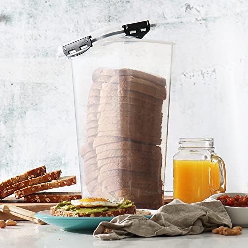 Tafura Bread Containers, 2 Pack, 5 L, Airtight BPA-Free Bread Boxes