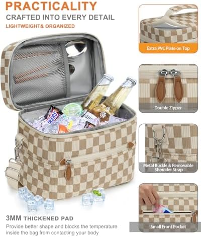 Capolo Lunch Bag for Women Men Insulated Lunch Tote Leakproof Lunchbox Bags