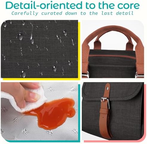 Classy Insulated Lunch Bags for Women, Large Lunch Box for Work & Picnic