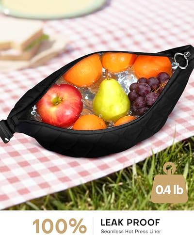 Insulated Lunch Bag for Women, Leakproof Puffer Lunch Box