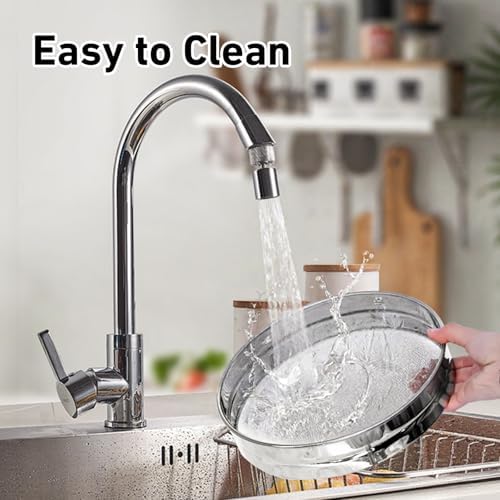 BeeCastle Double Sieve Honey Strainer, Stainless Steel Honey Strainer Honey Filter Honey Extractor Equipment for 5 Gallon Bucket, Honey Harvesting Tool for Beekeeping