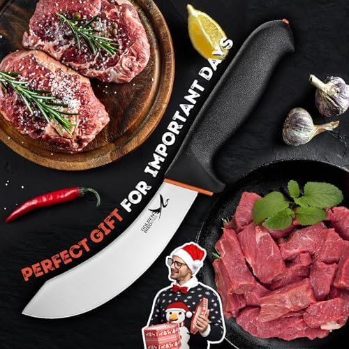 Golden Bird Professional Skinning Knife for Hunting, Meat Cutting - 6 Inch