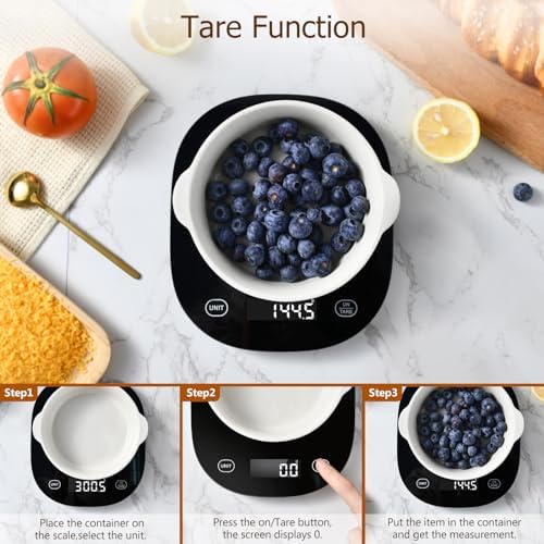 Arboleaf Smart Food Scale with Nutritional Calculator, 22lb Kitchen Scale