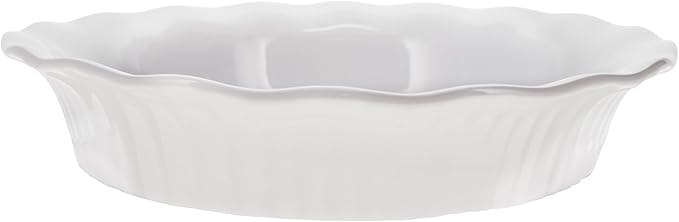 CorningWare FW111 French White 9 in Pie Plate