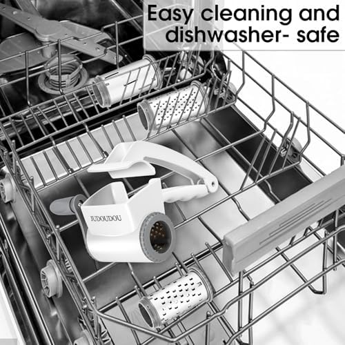 Cheese Grater Hand Crank,Classic Rotary Parmesan Cheese Shredder Handheld