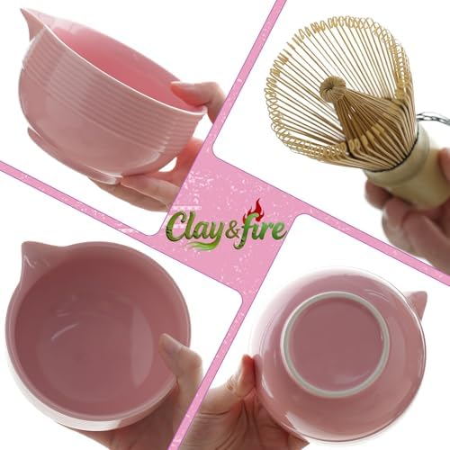 Matcha Whisk Set, 9 pcs Ceramic Matcha Set, Gifts for Women