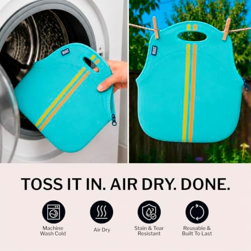 Built Gourmet Getaway Neoprene Lunch Bag - Blue Cockatoo
