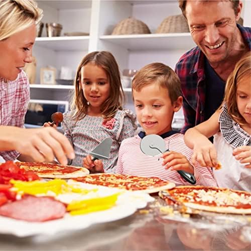 2PCS Pizza Wheel Cutter and Pie Server