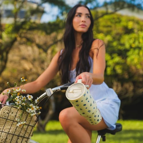 HydroJug Traveler 40oz, Insulated Tumbler with Handle & Straw, Freshly Pick'd