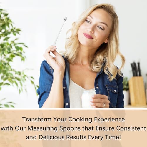 1PCS 1/2Teaspoon(1/2tsp, 2.5ml) Extra-long Handle Measuring Spoon