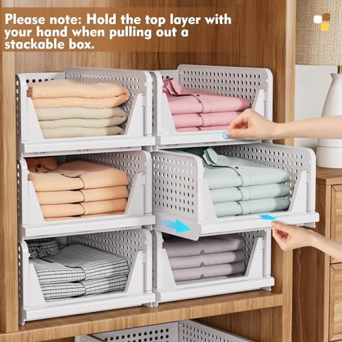 5 Pack Closet Organizer Basket, Closet Organizers and Storage, Green