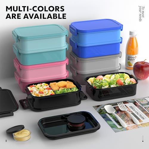 Jelife Adult Bento Box Lunch Box - Large Style Bento Lunch Box for Adults