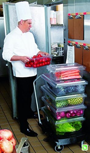 Rubbermaid Commercial Products Food Storage Box, 5 Gallon Capacity, White, for Restaurant/Kitchen/Cafeteria