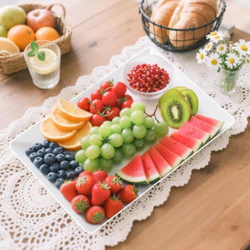 6-Pack Serving Tray in 3 Sizes, Serving Platter, Trays for Serving Food