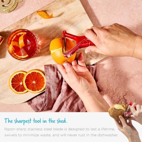 Dreamfarm Sharple Y Self-Sharpening Vegetable Peeler - Kermit Green