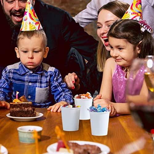 Lamosi 100 Pack 5 oz Paper Cups, Disposable Small Bathroom Cups 5oz