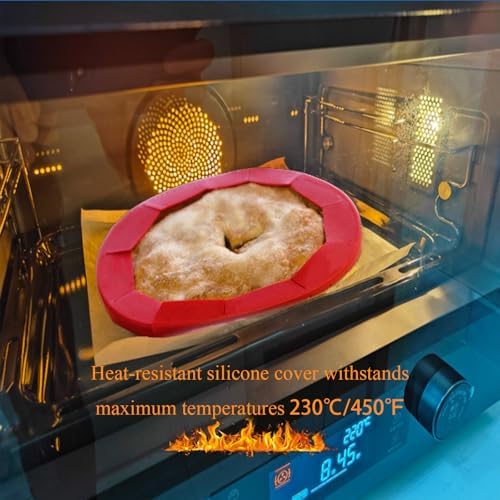 Easily Adjustable Silicone Pie Crust Protector, Fits8-11.5" Pie Crust