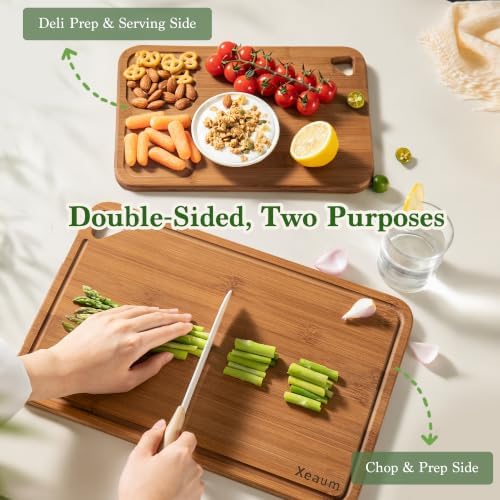 Bamboo Cutting Board 3-Piece Wooden Cutting Board for kitchen