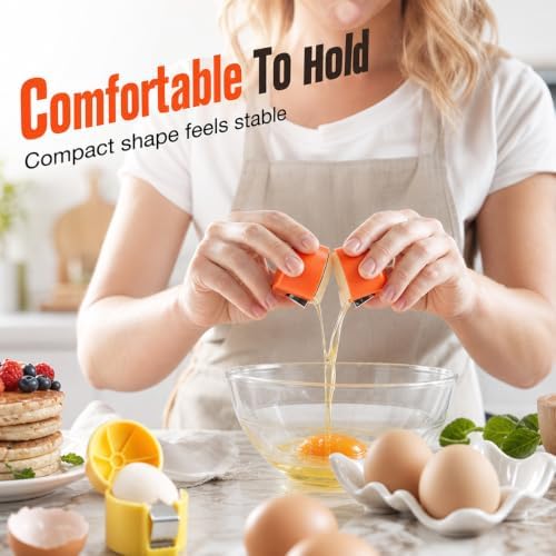 2027 New Egg Shell Opener, Egg Separator Egg Cracker Tool for Raw Eggs