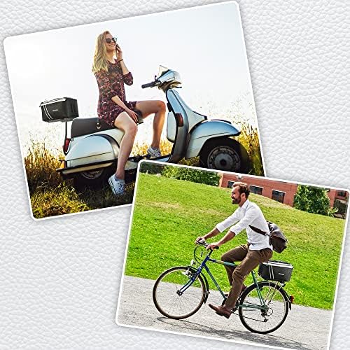 JXFUKAL Rear Bike Rack Bag with Rain Cover, 7L/9L/10L/12L Ebike Bag