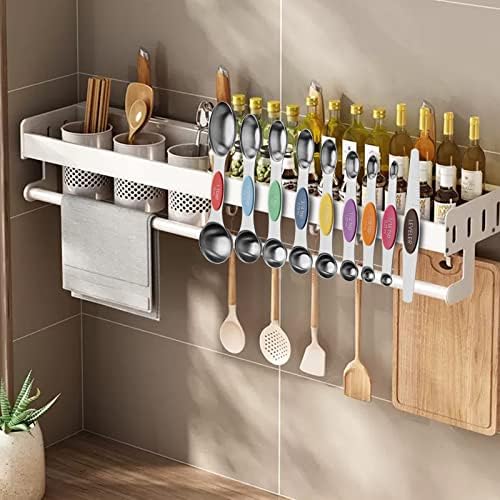 Aovchei 9 PCS MultiColor Magnetic Measuring Spoons Set