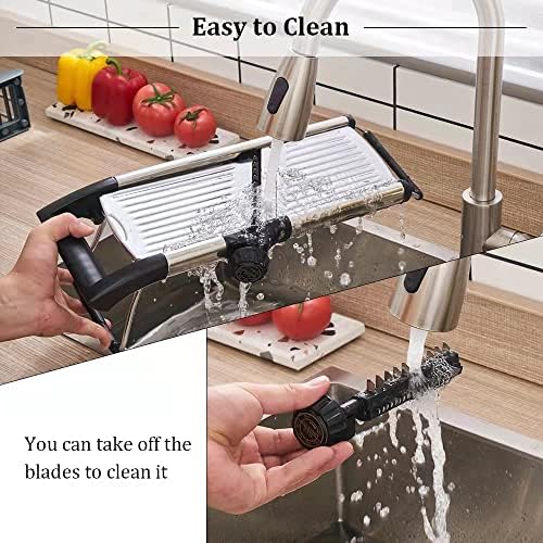 VEKAYA Mandoline Slicer for Kitchen, Vegetable Slicer