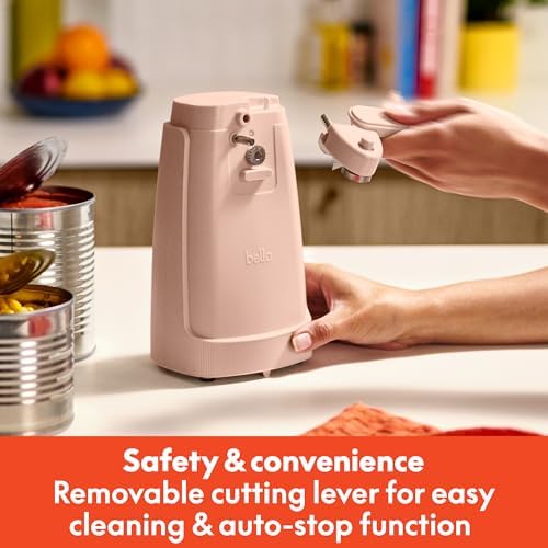 bella Electric Can Opener, Automatic One-Touch, Blossom