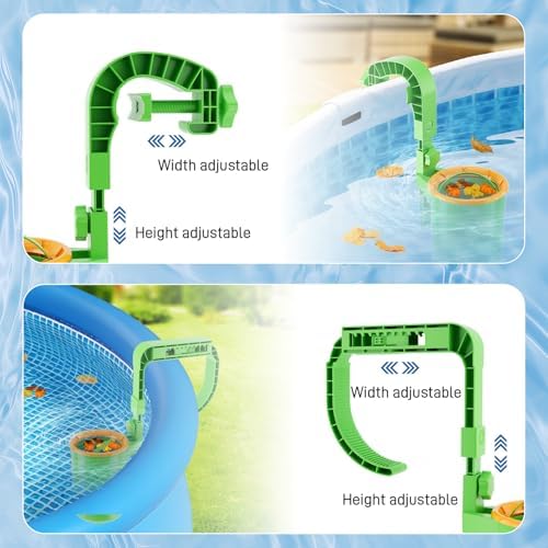 Pool Skimmer Baskets for Small Above Ground Pools, Above Ground Pool Skimmer Wall Mount, Pool Accessories for Trapping Leaves, Hair, Particles, and Floating Debris (Wall-Hung Style)