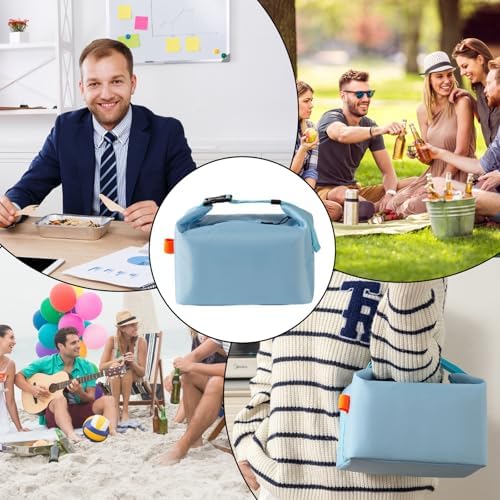 YUDANSI Large Capacity Lunch Bags for Men Women- Reusable Insulated Leakproof Lunch Box Tote Bag, Cool Bags for Adults,Thermal Cooler Bag for Work Picnic Travel -11L (Blue)