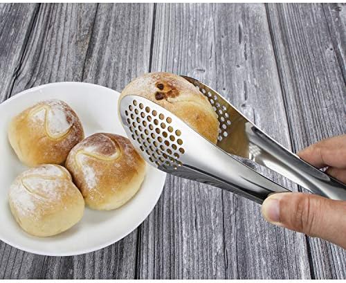MSY BIGSUNNY 9 inch Buffet Tongs, Set of 2 Stainless Steel Food Serving Tongs
