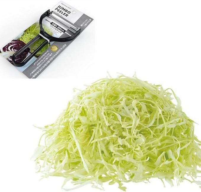 JapanBargain 3000, Japanese Peeler for Vegetable Fruit zucchini Potato, Wide Cabbage Peeler, Made in Japan, Assorted Color, 10-Pack