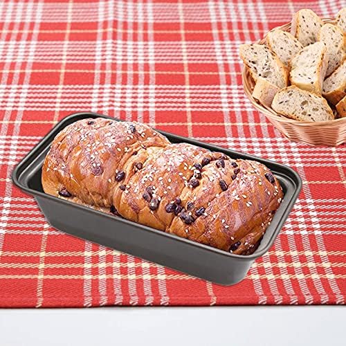 Zddaoole 6 PCS Mini Nonstick Carbon Steel Baking Bread Pan,Mini Loaf Pans,Small Banana Bread Tins,6.2" x 3.2"