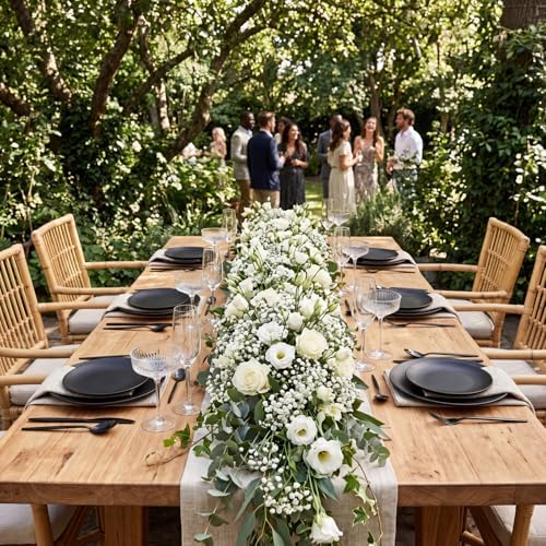 ejonirinjonir 150pcs Frosted Black Plastic Plates Plastic Plate for Wedding