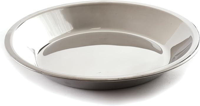 Norpro 3811 Stainless Steel Pie Pan, 9" x 1.5", 1 EA, As Shown
