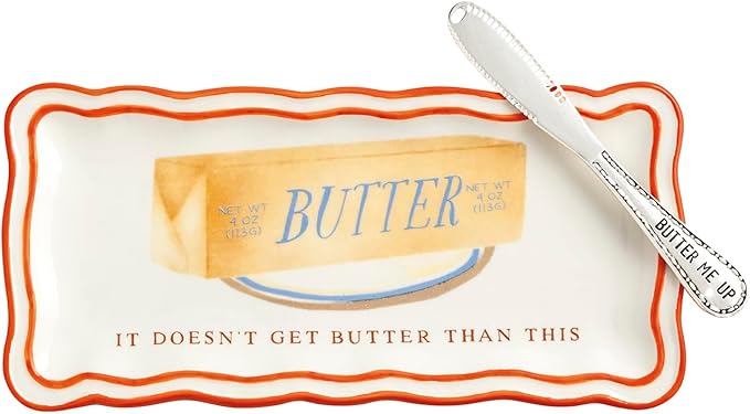 Mud Pie Thanksgiving Butter Than This Dish Set