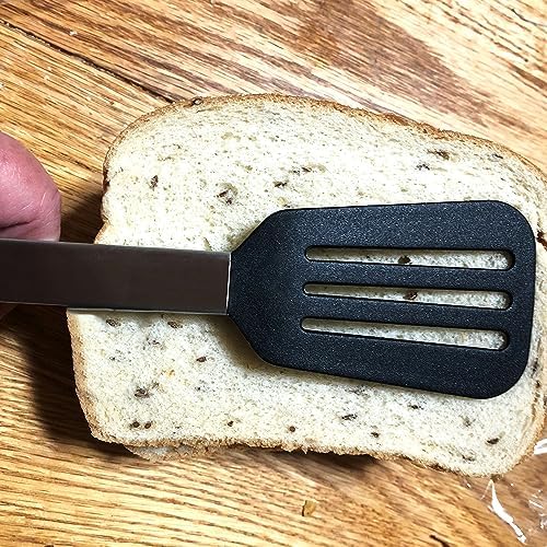 12 Inch Kitchen Tongs Set of 3, Silicone Tongs with Silicone Tips