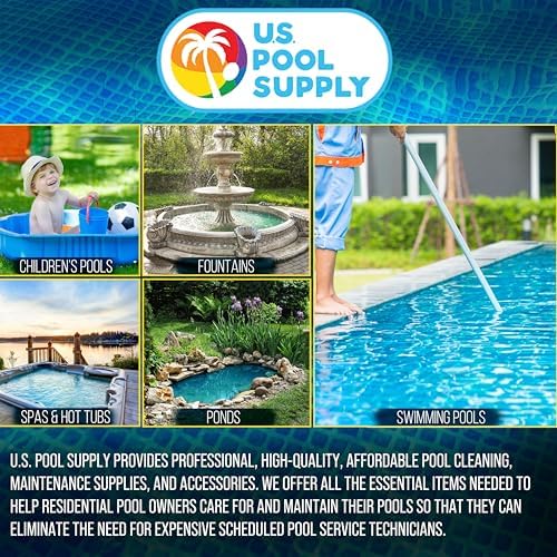 U.S. Pool Supply Swimming Pool Blue Plastic Skimmer Replacement Basket 2 Pk