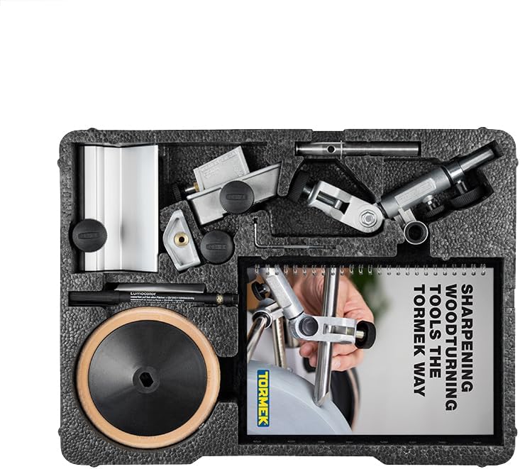 Tormek T-8 Ultimate Kit (T-8 ORIGINAL, HTK-1006, TNT-808, SVH-320) for sharpening hand tools, wood turning tools and planer blades (US Version)
